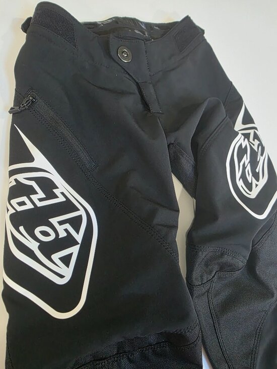 Troy Lee Designs Sprint Kids Riding Pants Black Youth 18 - Picture 4 of 7